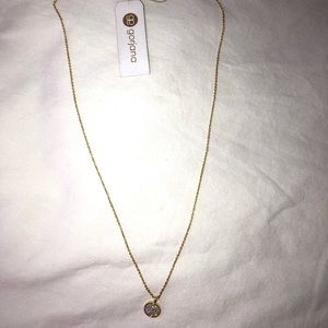 Gorjana hold pave necklace